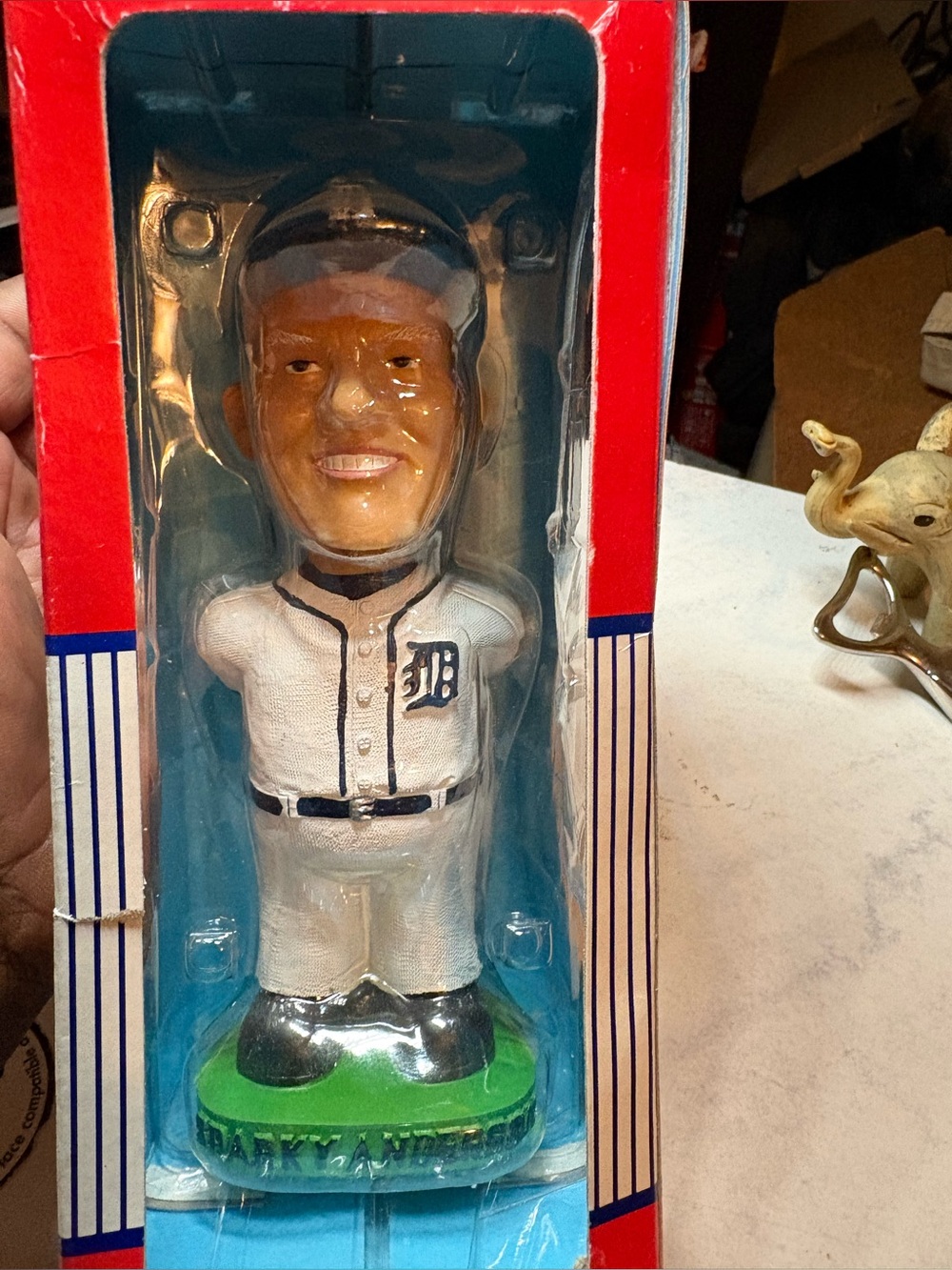 Sparky Anderson Bobblehead Detroit Tigers AGP 2001 in original box